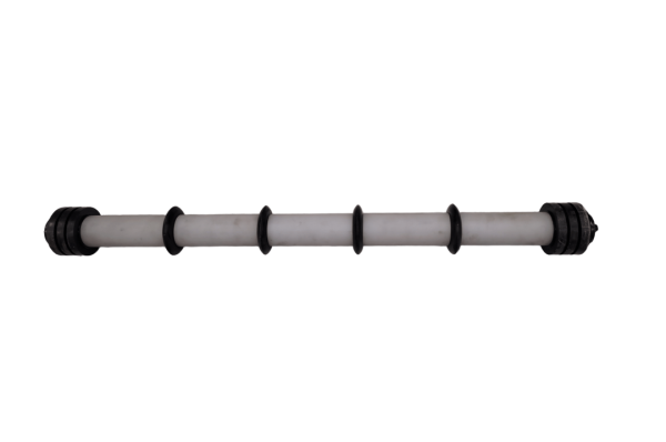 Steel roller - Ø63.5/108 x 750 (with 2x3 flat rings + 4 discs)