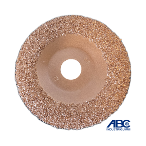Flat Disk (copper) - Ø125 x 2 mm, AH22, grit 18 - 1