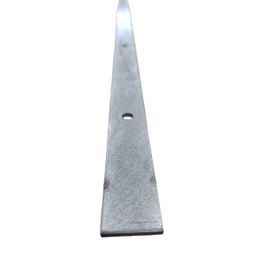 Galvanized flat bar with Ø9 mm holes. holes