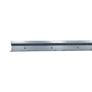 Galvanized steel clamping bar for side skirting – 3 x 77 x 3000 mm.