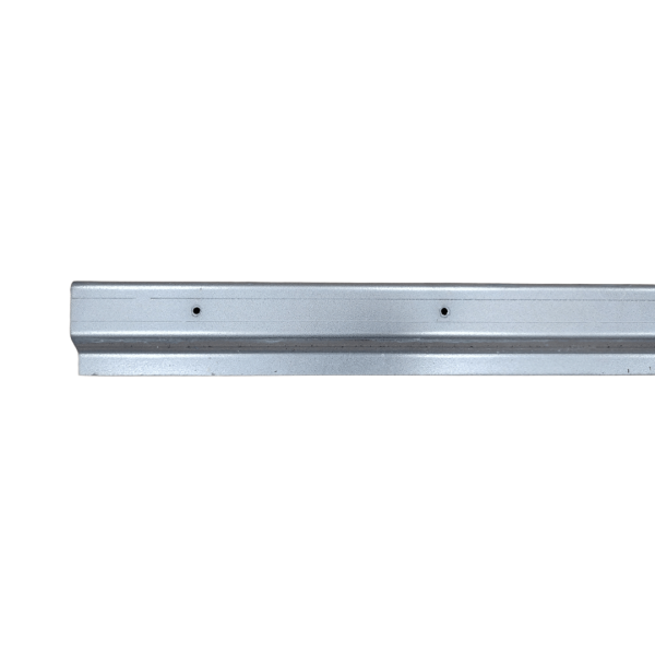 Galvanized steel clamping bar for side skirting – 3 x 77 x 3000 mm. - Image 3