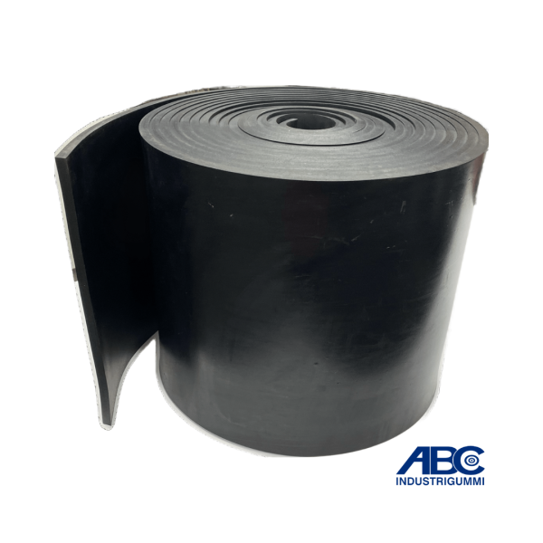 Edge rubber - black - wide - shore 60