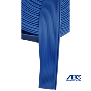 Edge seal with profile. for PVC & PU tapes - 2 x 100 mm (Blue)