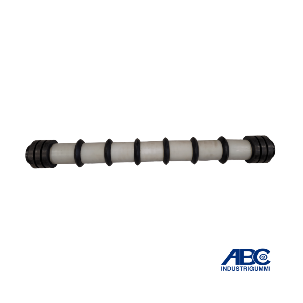 Steel roller - Ø89:133 x 950 (incl. 2x3 flat rings and 6 discs)