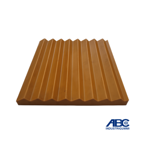 Impact plate - V-profile - 55 x 430 x 430 mm.