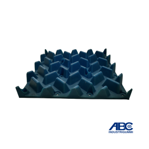 Impact plate - Z-Profile (Blue) - 55 x 500 x 500 mm.