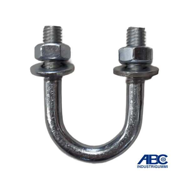 U-bolt with washers and nuts - GU25