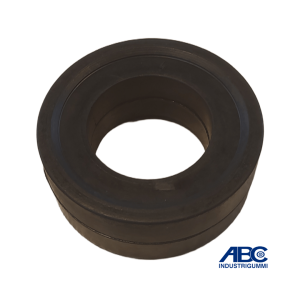 Flat ring for rubber steel roller - Ø63,5 : Ø108 x 40 mm.