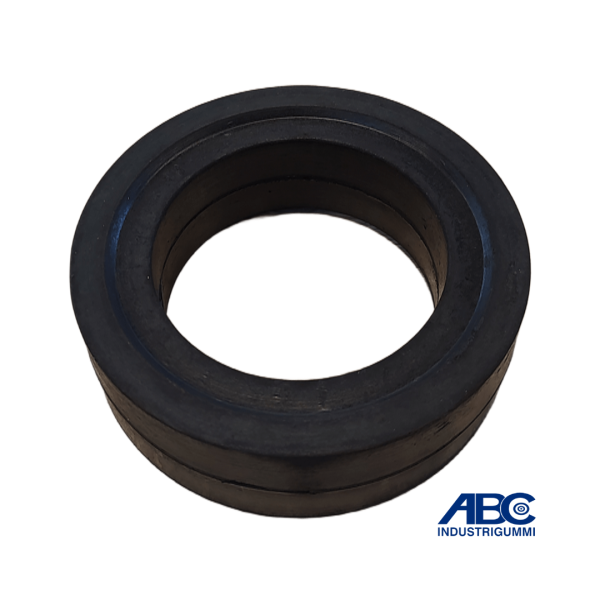 Flat ring for rubber steel roller - Ø89 : Ø133 x 40 mm.