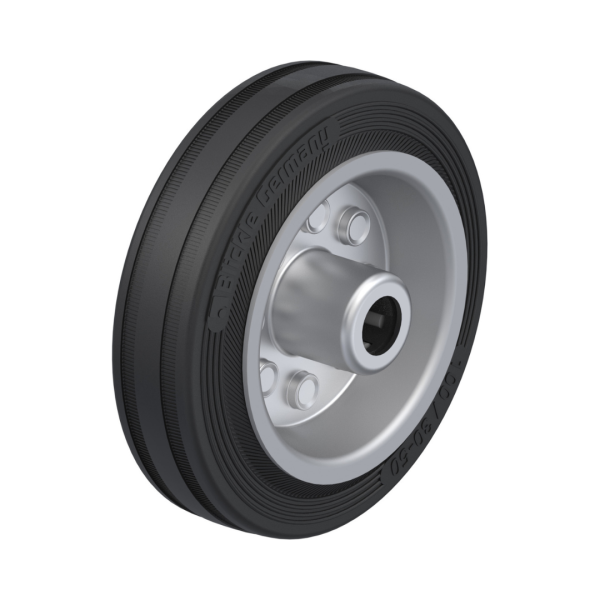 Transport wheels - Loose - Ø100 x Ø12 mm (Rubber)