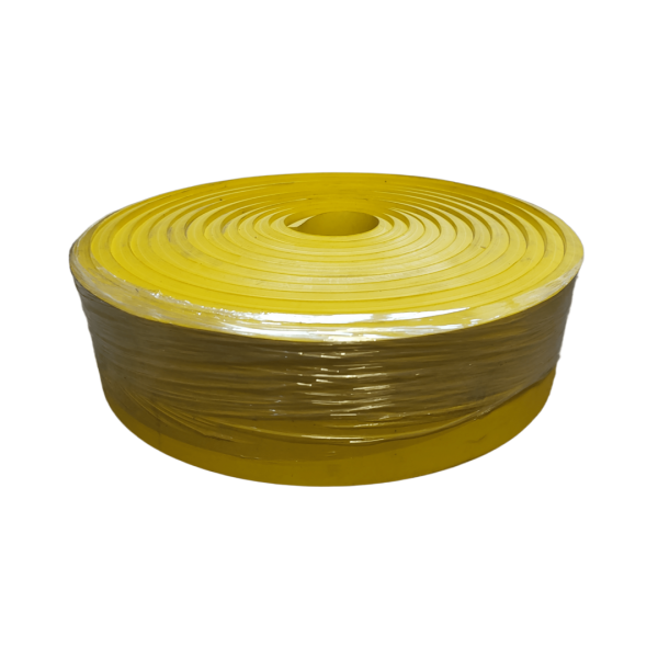 Side skirt - 15 x 120 x 10.000 mm. (Yellow / Shore 90)