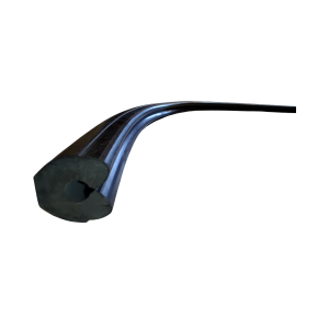 Dust sealing profile - Side list clamping profile - O-profile - Ø15/31 mm x 1.300 mm.